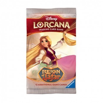 Disney Lorcana Reign of Jafar Booster kortų papildymas (12 kortų) (anglų k.)